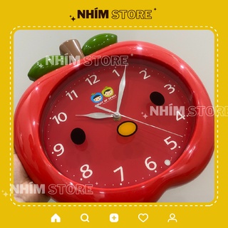 Đồng Hồ Treo Tường Kim Trôi, Đồng Hồ Treo Tường Đáng Yêu Không Tạo Tiếng Ồn Trang Trí Phòng Ngủ Cho Bé
