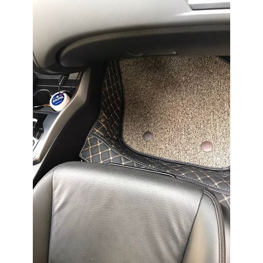 Thảm sàn, lót sàn xe Honda City da 6D cao cấp- Không mùi hôi, không thấm nước, chống xước, ôm kín sàn xe