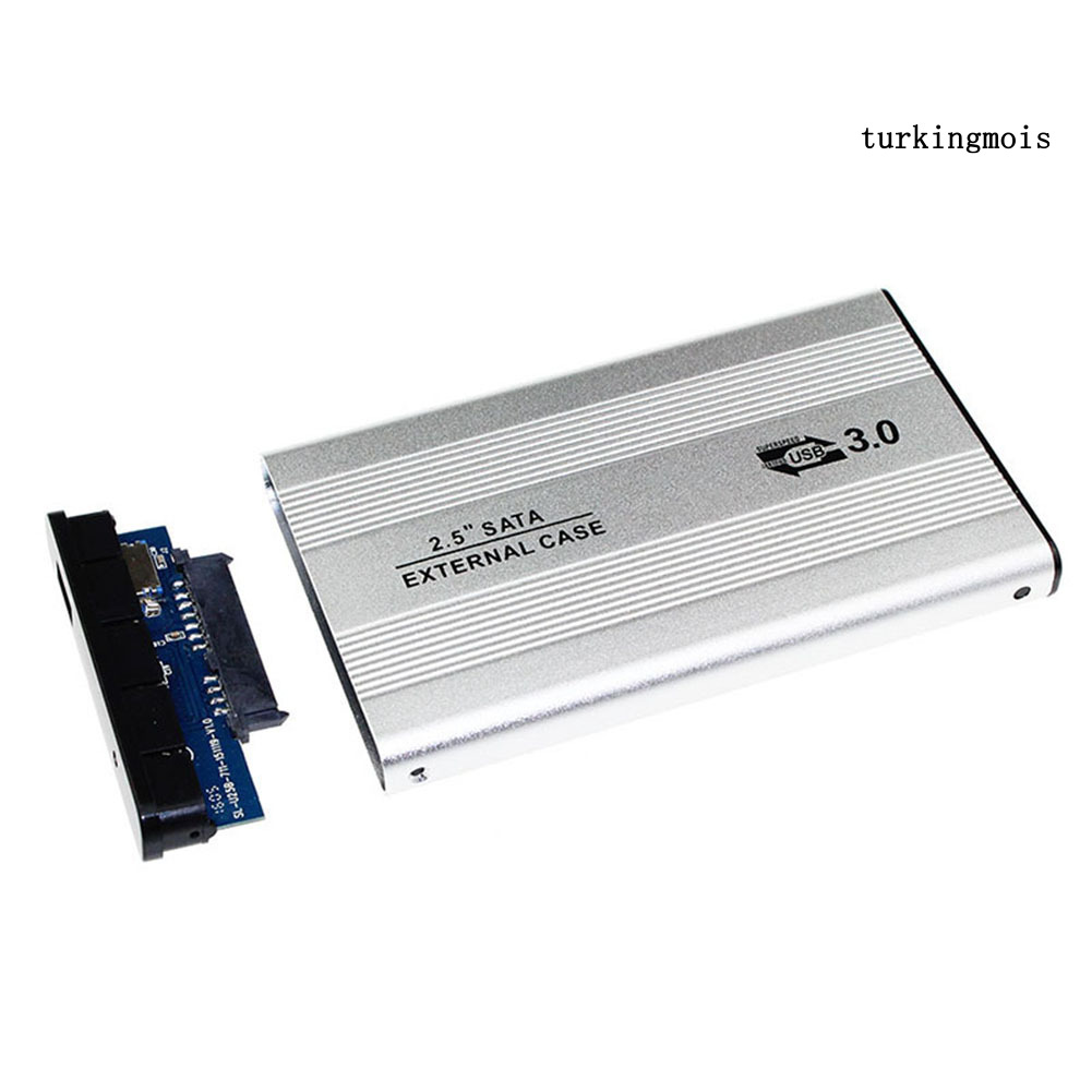 SATA Hộp Kim Loại Đựng Ổ Cứng Ngoài Hdd Ssd 2.5inch Cổng Usb 3.0 / 2.0 Tiện Dụng | BigBuy360 - bigbuy360.vn