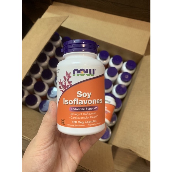 Soy Isoflavone Now 120 viên – Bổ sung nội tiết tố nữ.