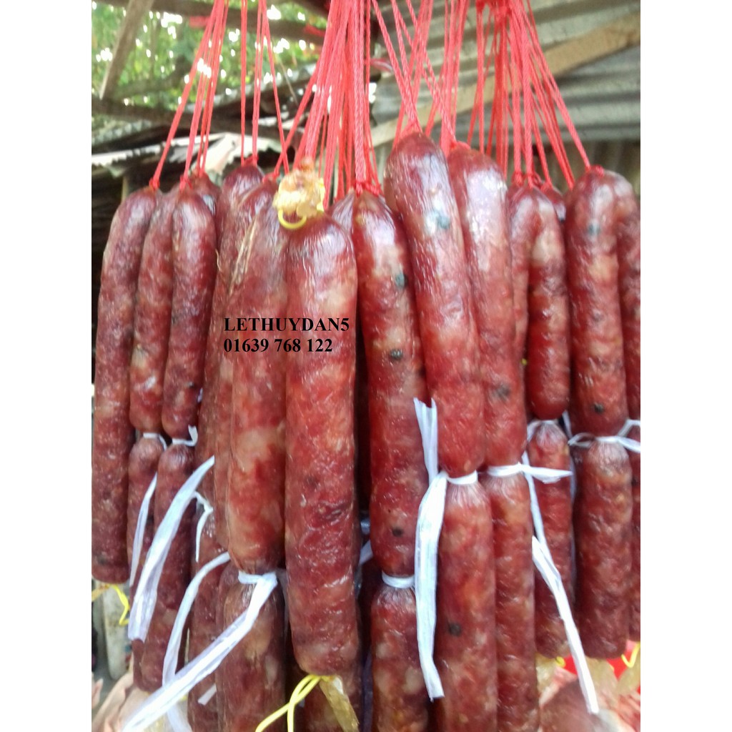 [Hỗ trợ 40k phí vc từ 2kg] Lạp xưởng nhà làm Bến Tre