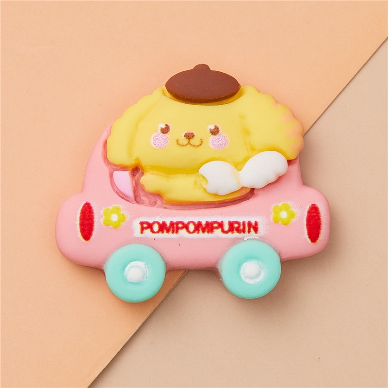xe hoạt hình Resin phụ kiện dép Crocs charm DIY khóa giày crocs jibbitz Nhựa trang sức Phụ kiện trang trí giày crocs nút trang trí điện thoại di động Nắp đậy / Khung ảnh / Cốc nước / Túi Nguyên liệu làm phụ kiện handmade sáng tạo