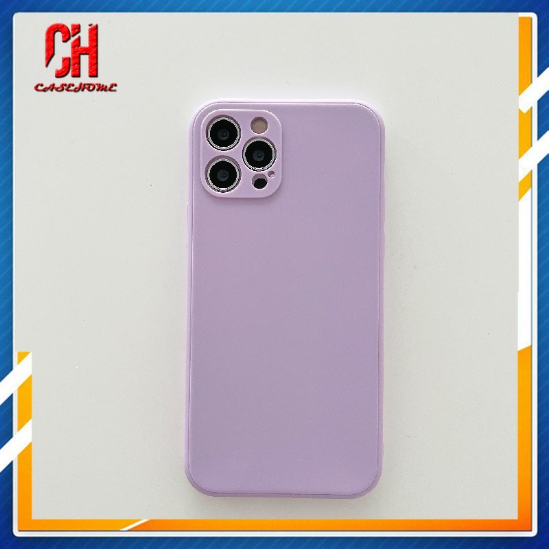 Ốp điện thoại mềm trơn màu mặt nhám cho  compatible for iPhone 8 Plus 11 6 7 6S Plus 12 X SE2020 6SPlus 7Plus 6Plus 8Plus XSMax XR