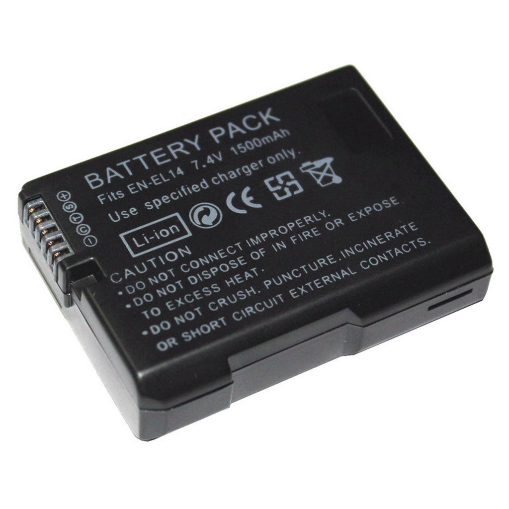 Pin Dành Cho Máy Ảnh Nikon EN-EL14 1500mAh Cao Cấp