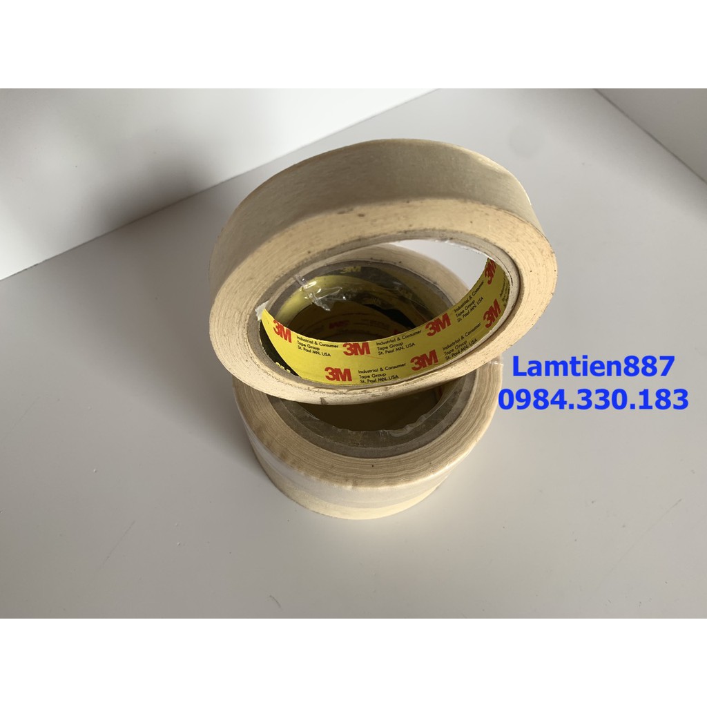 BĂNG KEO GIẤY CHE SƠN 3M (20mm)