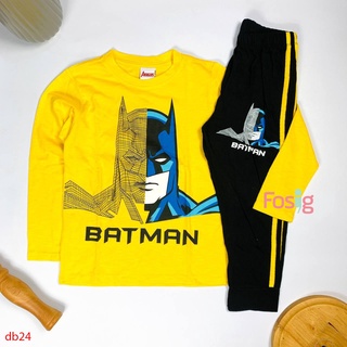 Set đồ bộ dài bé trai avengers - vàng batman