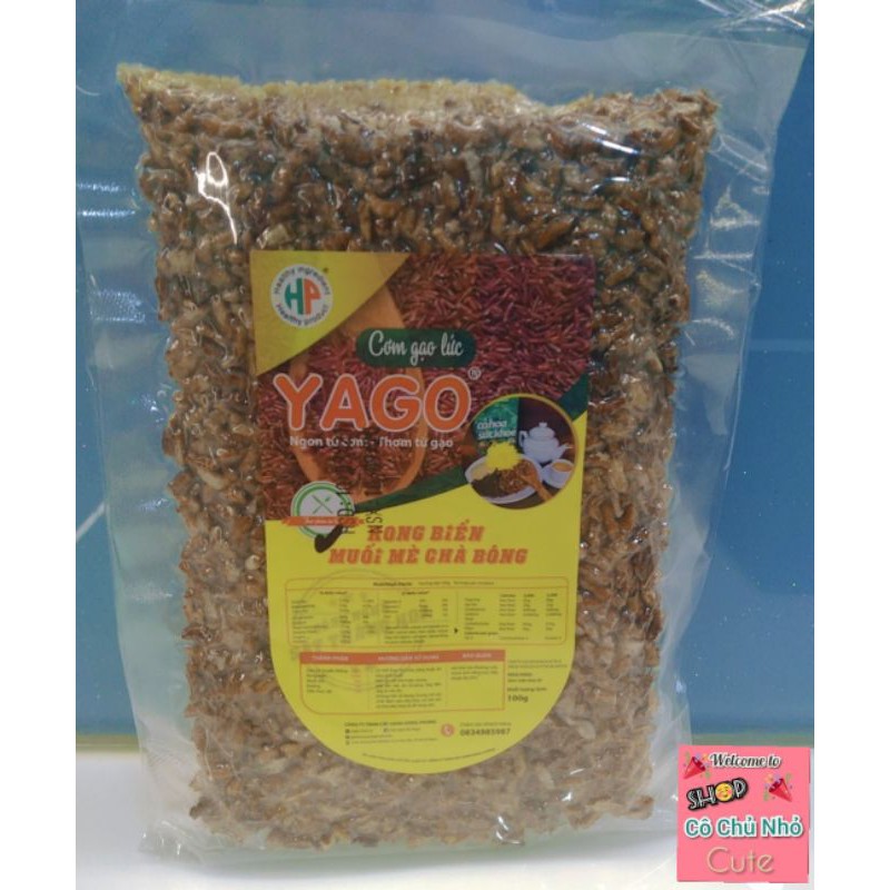 Cơm sấy gạo lứt rong biển Yago 100g