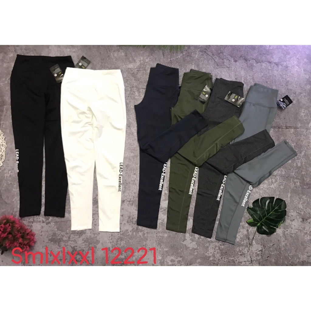 Quần Tập Gym Yoga Thể Thao Nữ Chất Liệu Thun Poly Phối Lưới Có Size Nhiều Màu Bin Sports Q152