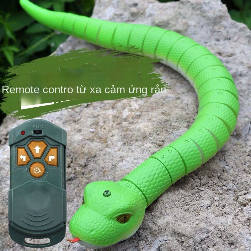 ZĐồ chơi điều khiển từ xa chống rắn thật điện lừa con nhỏ trò đùa món quà trẻ em net màu đỏ