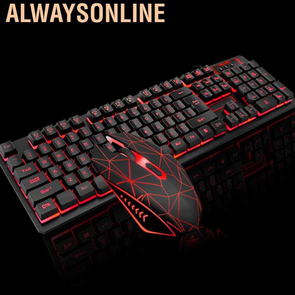 Combo Bàn Phím + Chuột + Dây Đèn Led Cho Game Thủ