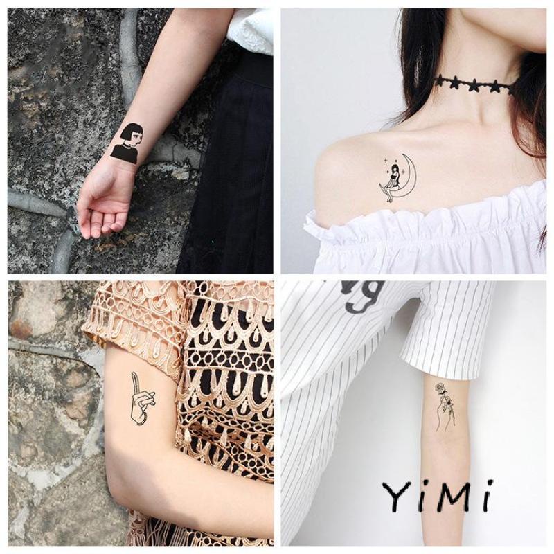 🔥🔥🔥Hình Xăm Dán Tạm Thời Chống Thấm Nước Dùng Một Lần Tiện Dụng