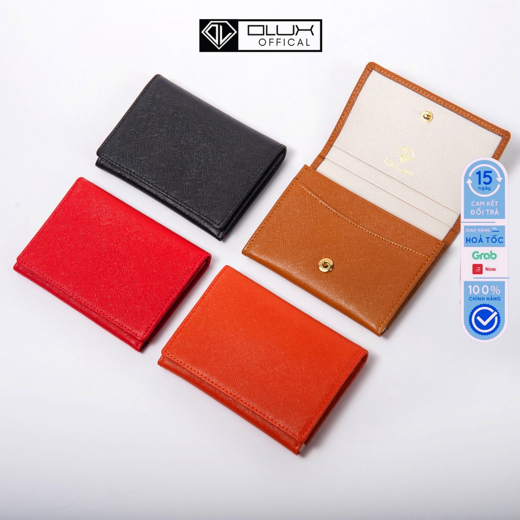 Ví nữ mini - ví mini da thời trang Cardholer KATE - thời trang OLUX - full box