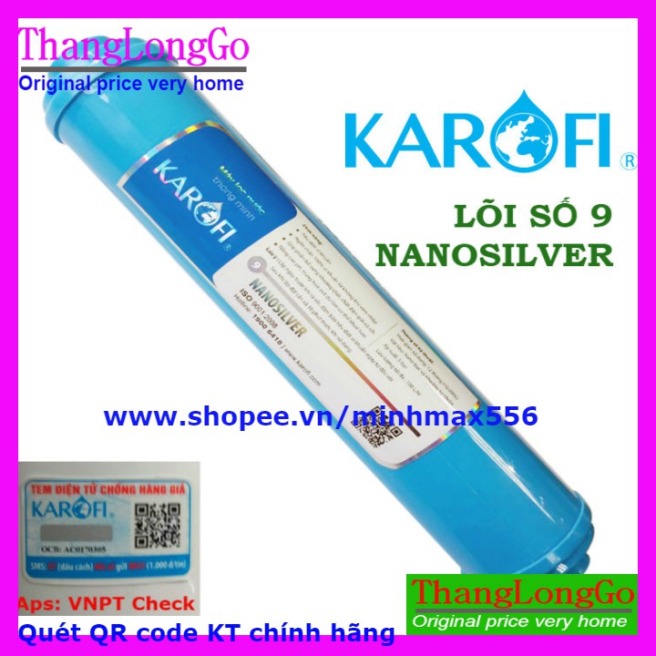 COMBO 6 LÕI LỌC NƯỚC KAROFI SỐ4-5-6-7-8-9 | BỘ 6 LÕI KHOÁNG KAROFI