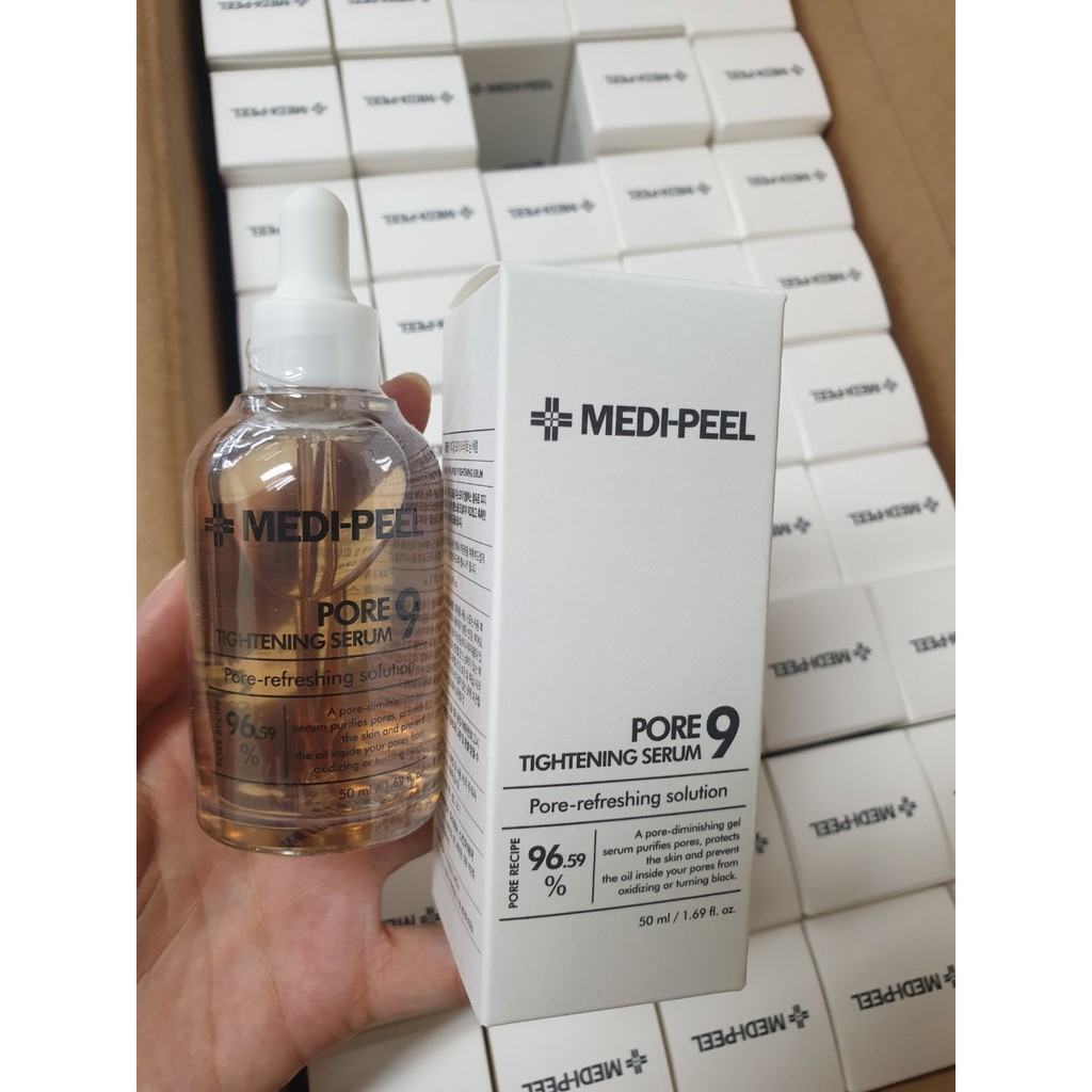 Tinh chất dưỡng da 💖FREESHIP💖 Tinh chất dưỡng da MEDI-PEEL Pore 9 Tightening Serum HALIN56G