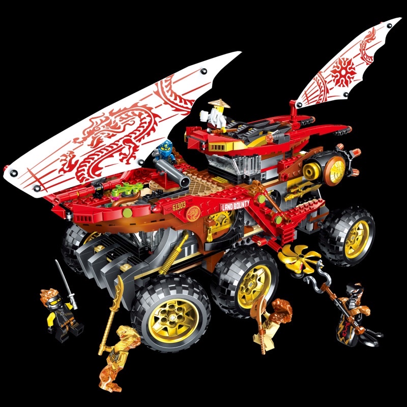 Lắp ráp xếp hình Xếp Hình Ninjago Cỗ Xe Tăng Xa Mạc PRCk 61029/ 2085 - 1178 Mảnh