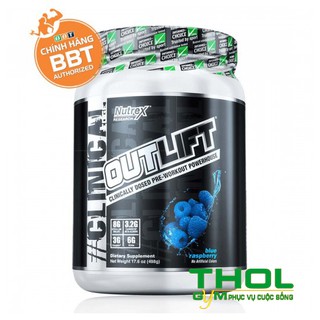 Nutrex Outlift Pre Workout bổ sung năng lượng trước tập