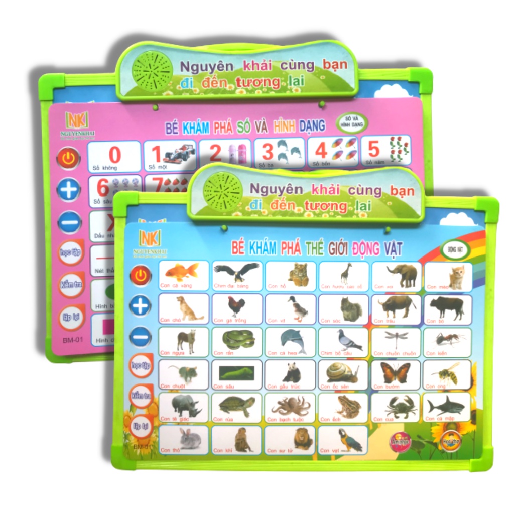 Bảng Chữ Cái Điện Tử Thông Minh Phát Âm Nguyên Khải, Bảng Học Chữ Biết Nói Cho Bé BM01 - OHAMA SHOP