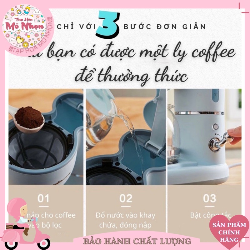 Máy pha cà phê coffee KFJ-A06K1 BEAR chính hãng [ Tạp Hoá Mỏ Nhọn ]