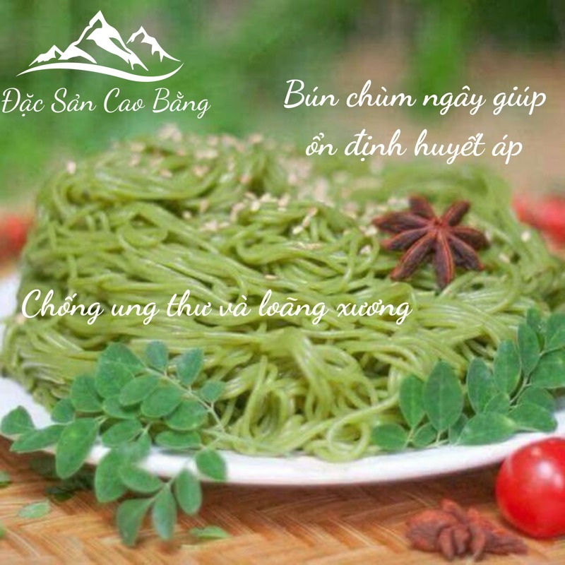 Bún rau củ giảm cân, bún chùm ngây, hàng chính hãng cao tuyền, túi 500g - ảnh sản phẩm 2