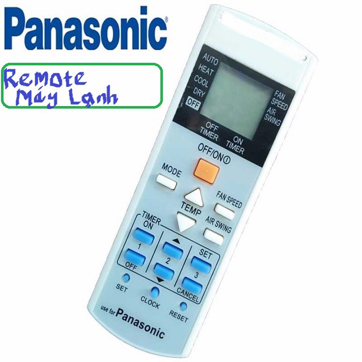 Remote Máy Lạnh Điều Hòa Pannasonic - Điều Khiển Điều Hòa Pana thường 2 chiều ( Bảo Hành Đổi Mới Tặng Pin )