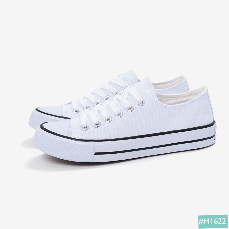 Giày Cặp Đôi Nam Nữ Classic MINSU M1622 Phong Cách Sneakers Bata Thể Thao Hàn Quốc Cực Đẹp Khi Đi Chơi Đi Học, Du Lịch