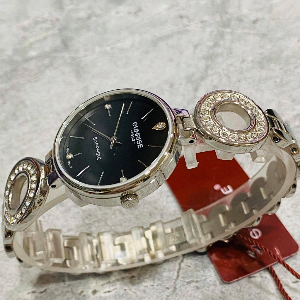 Đồng hồ Sunrise nữ chính hãng Nhật Bản L9958.AA.D.D - kính saphire chống trầy - bảo