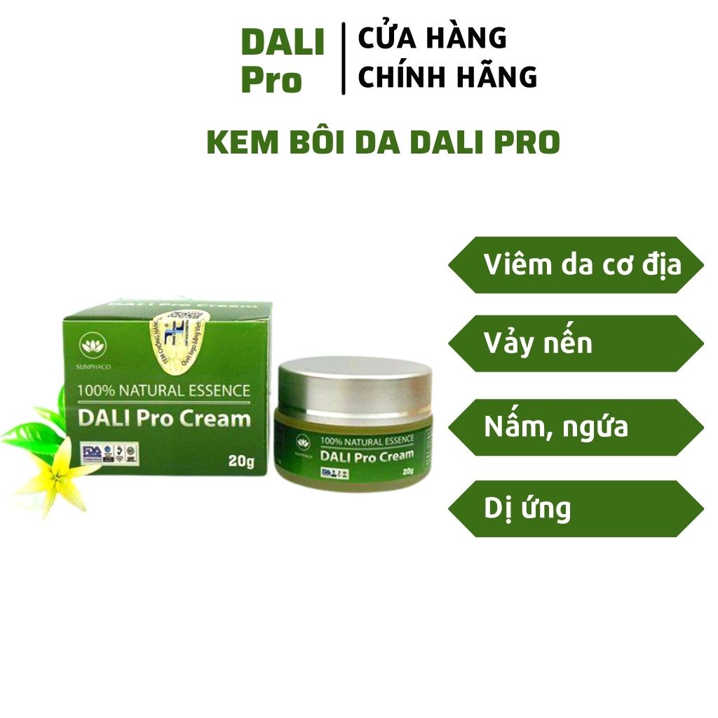 Kem Bôi Da DALI Pro Ngứa, Vảy Nến, Các Bệnh Lý Về Da 20g