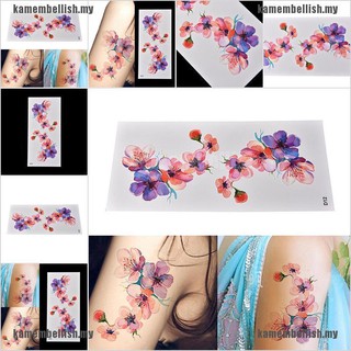 Hình Xăm Dán Tạm Thời Hình Hoa Phong Lan Chống Nước Đẹp Mắt