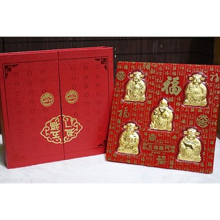 Bộ 5 Ông Ngũ Phúc Tượng Trưng Mạ Vàng - Quà lưu niệm Bộ 5 Ông Ngũ Phúc Tương trưng cho may mắn tiền tài cho gia chủ