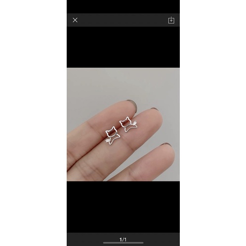 Bông tai mini mèo xinh xắn