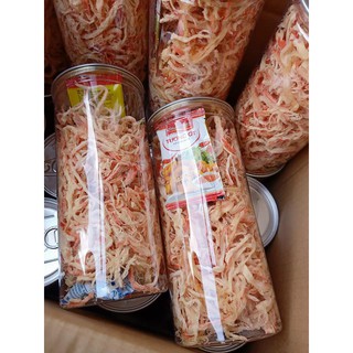 Mực xé sợi hấp nước dừa - hũ cao 300g