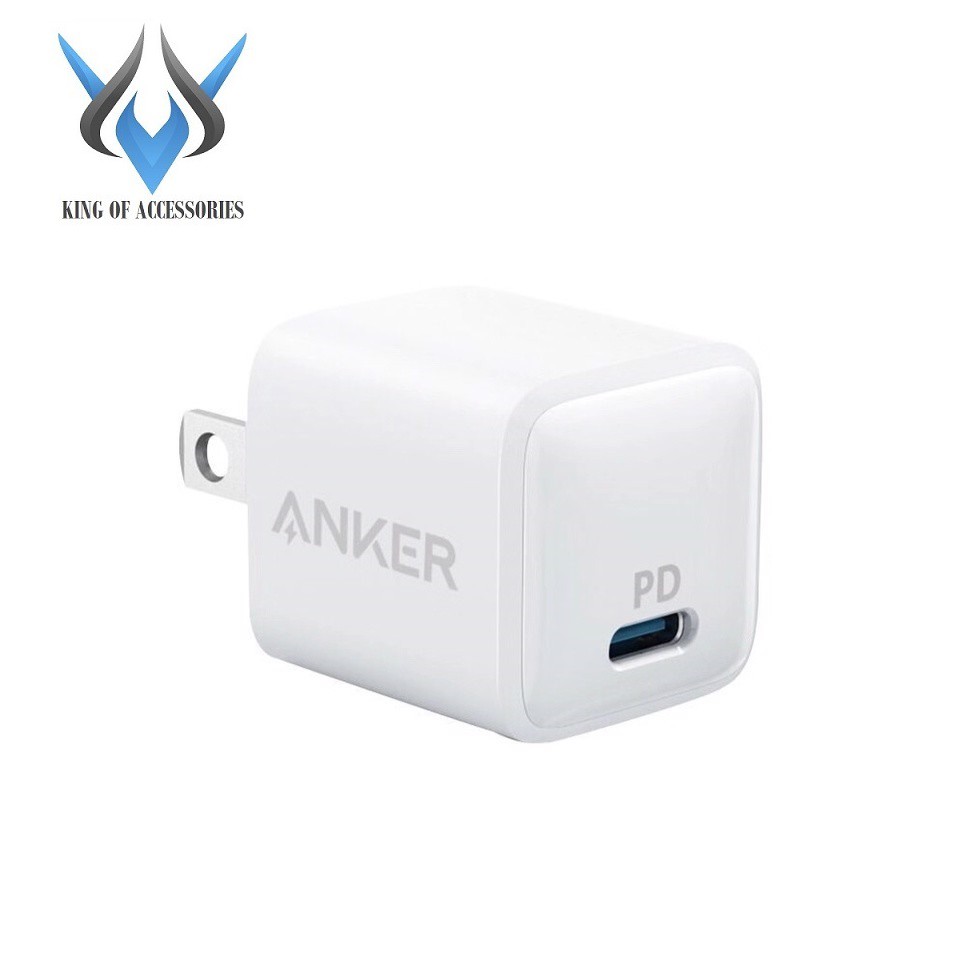 Cốc sạc Anker PowerPort PD Nano 20W A2634 - For IP12 / 12 Pro / 12 Pro Max (Trắng)