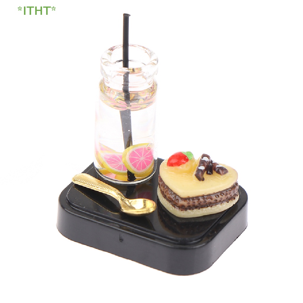 Mô Hình Bộ Ấm Trà Chiều Đồ Tráng Miệng Mini Cho Nhà Búp Bê Mới