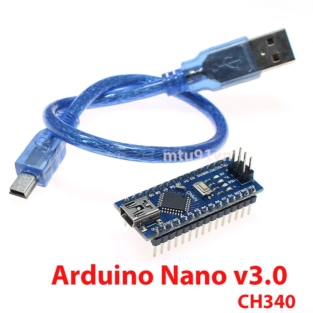 Arduino Nano V3.0 CH340 Có kèm cáp Mini USB - Atmega328P 95