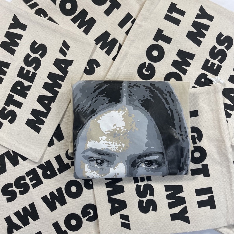 Stressmama Áo Thun Portrait No.1 T-shirt Beige Chất Liệu 100% Cotton vải dày 250GSM in lụa thủ công Local Brand