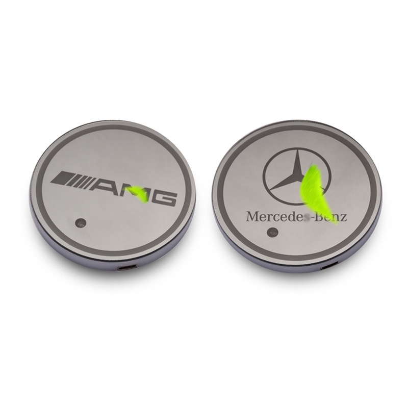 Set 2 Thảm Nước 7 Màu In Logo AMG Cho Mẫu AMG C-Class GLB A-Class GLA C200 E300L GLC260