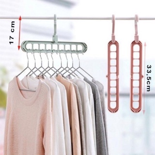 Móc treo quần áo 9 lỗ tiện lợi