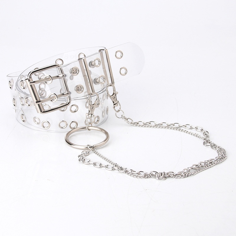 Dây thắt lưng Haimeikang thiết kế trong suốt thời trang âu mỹ dành cho nữ