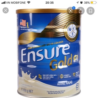 Sữa bột Ensure Gold  850g