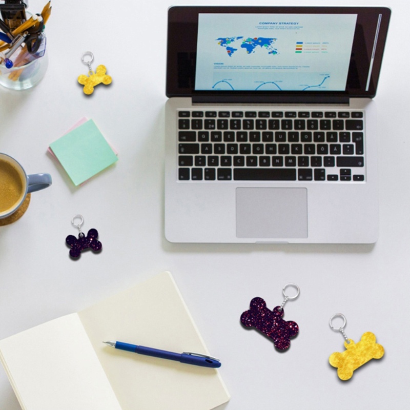 Khuôn Làm Móc Khóa / Vòng cổ / Bông Tai Bằng Silicone Hình Bàn Chân Chó DIY M