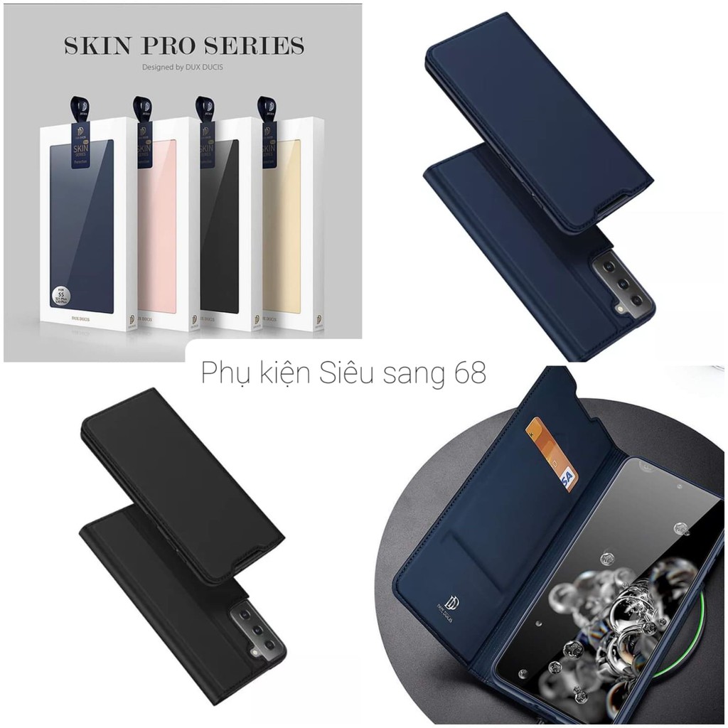 [Mã ELFLASH5 giảm 20K đơn 50K] Bao da điện thoại Samsung S21 S21 plus S21 Ultra hiệu Dux Ducis hàng chuẩn Full Box