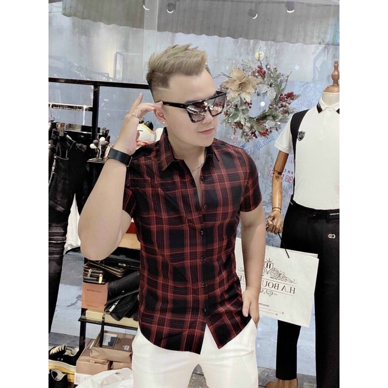 Sơ mi sọc bbr có 9 kiểu áo