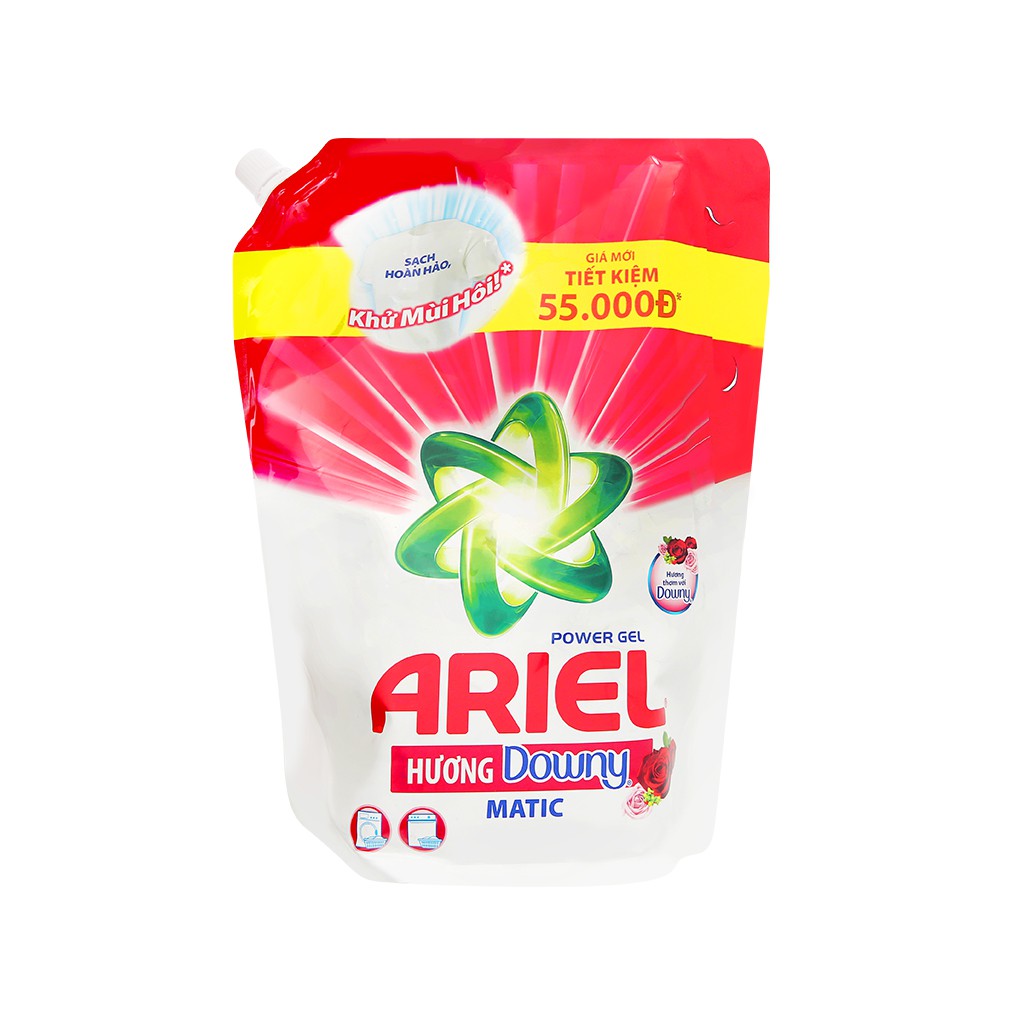 Nước giặt Ariel Matic hương Downy túi 2 lít