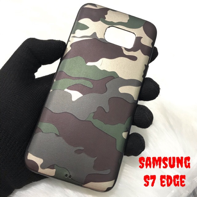 Ốp Lưng Samsung S7 Edge Hoa Văn Lính Quân Đội
