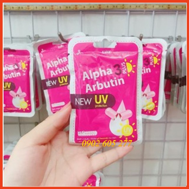 [hàng xịn]VỈ 10 V TRẮNG DA ALPHA ARBUTIN COLLAGEN HÀNG XỊN MẪU MỚI