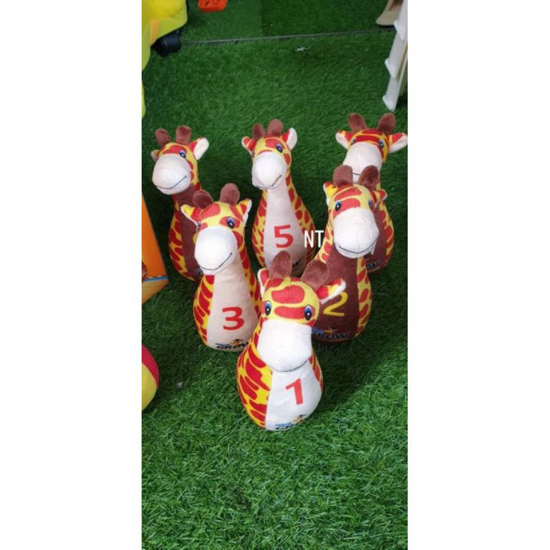 Bộ Bowling nhồi bông có lục lạc vui nhộn, hàng siêu đẹp luôn ý, nhanh tay kẻo hết nhé cả nhà.