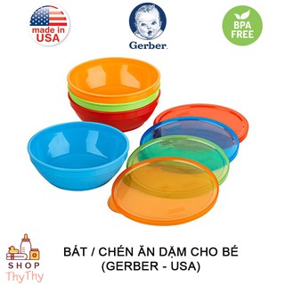 [ SỈ / LẺ ] CHÉN BÁT ĂN DẶM GERBER DÀNH CHO BÉ (USA)