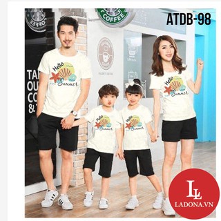 Áo phông gia đình dễ thương ms02