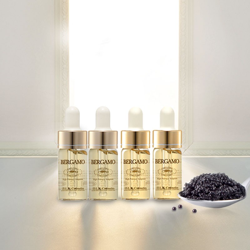 Bộ Tinh Chất Bergamo Caviar Ampoule 13ml*4 Chăm Sóc Da