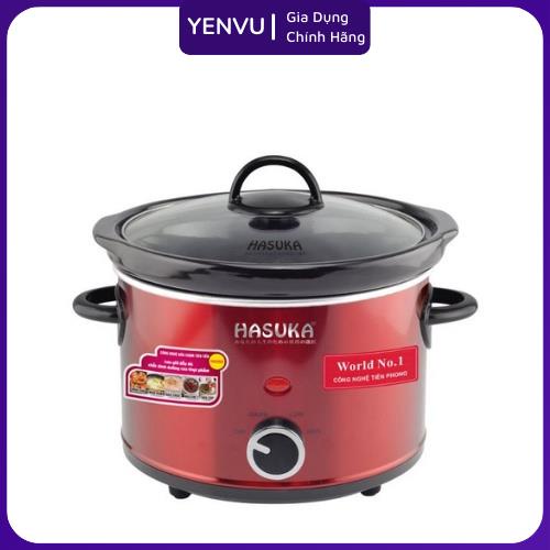 (CHĨNH HÃNG)Nồi kho cá Hasuka HSK-118, nồi nấu chậm cho món ăn thêm đậm vị, giữ nguyên tinh chất, phù hợp ninh cháo,hầm